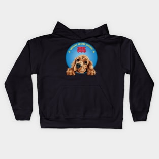 I Love my dog English Cocker Spaniel Kids Hoodie